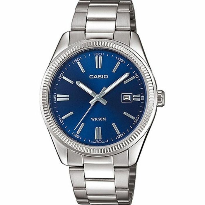 Reloj Hombre Casio DATE Acero Inoxidable Analógico Cuarzo Plateado (Ø 38,5 mm) Reloj Hombre Casio DATE Acero Inoxidable Analógico Cuarzo Plateado (Ø 38,5 mm)