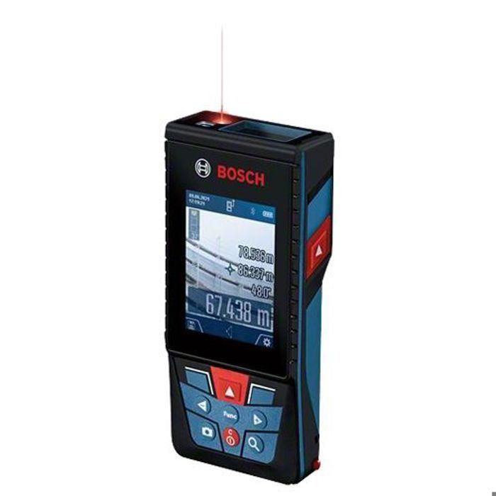 Bosch Professional GLM 150-27 C Telémetro Láser para Exteriores con Zoom, 150m de Alcance, Pantalla IPS 2.8", Bluetooth