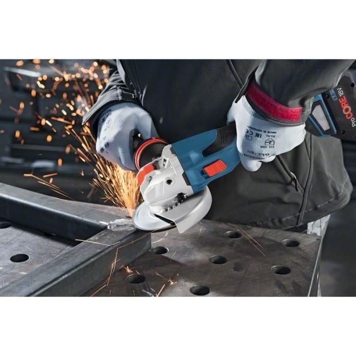 Bosch Professional GWX 18V-15 C Amoladora a batería 18V con 2 baterías 5.5Ah ProCORE18V, cargador GAL 1880 CV y L-Boxx 1 Bosch Professional GWX 18V-15 C Amoladora a batería 18V con 2 baterías 5.5Ah ProCORE18V, cargador GAL 1880 CV y L-Boxx 1