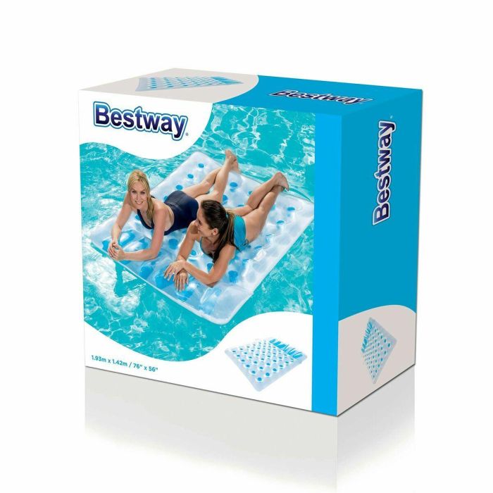 Bestway Colchoneta Doble Hinchable Vasos 193x142 cm Playa y Piscina 43055 15