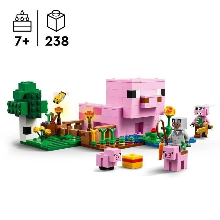Juego de construccion la casa-cerdo bebé lego minecraft 1 Juego de construccion la casa-cerdo bebé lego minecraft 1