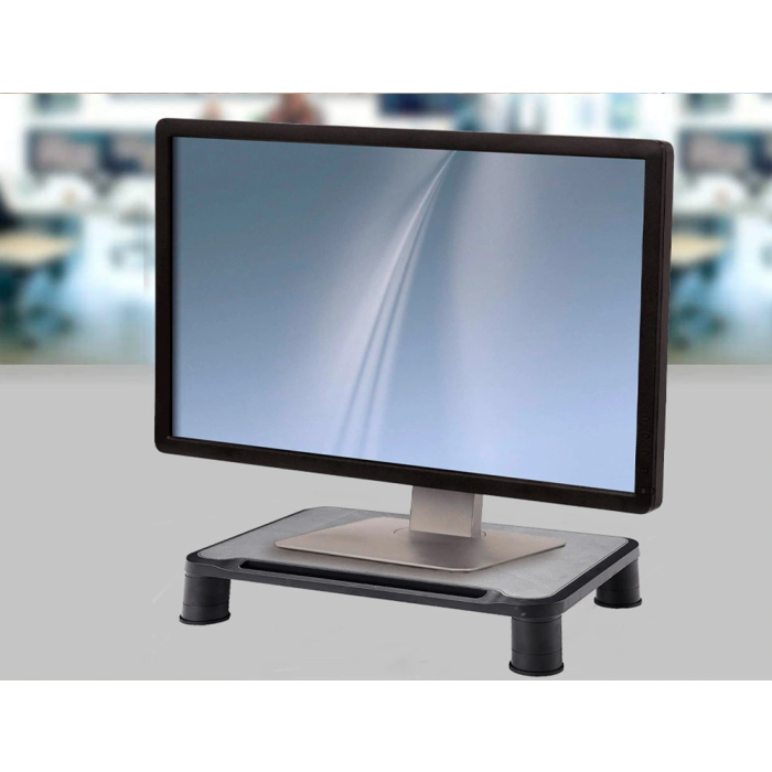 Q-connect Soporte para Monitor Ajustable en Altura, 380x240x112 mm 4