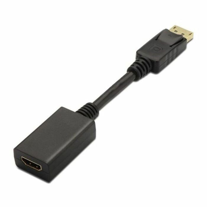 Adaptador DisplayPort a HDMI NANOCABLE 10.16.0502 15 cm Negro 2 Adaptador DisplayPort a HDMI NANOCABLE 10.16.0502 15 cm Negro 2