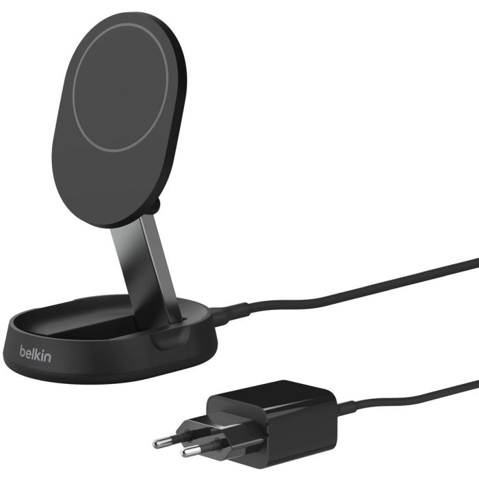 Belkin BOOST CHARGE PRO Qi2 15W - Cargador Magnético Inalámbrico Rápido para Smartphone, Negro con Adaptador AC y Cable USB-C 7