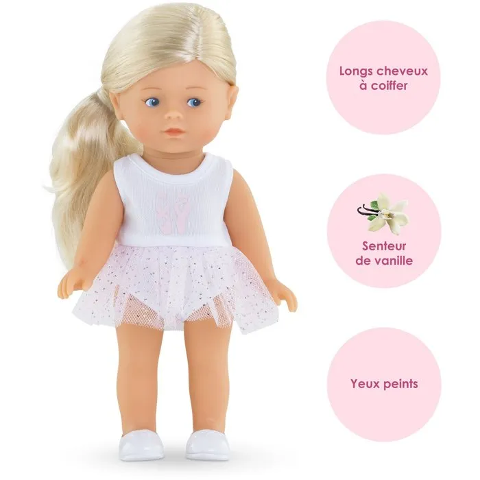 Corolle Muñeca Rosy Ballerina Caja 20 cm Aroma Vainilla a partir de 3 años COR1713431783978 Corolle Muñeca Rosy Ballerina Caja 20 cm Aroma Vainilla a partir de 3 años COR1713431783978