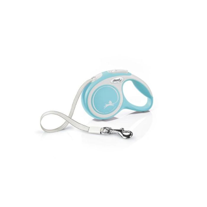 Correa para Perro Flexi NEW COMFORT Azul claro Talla XS