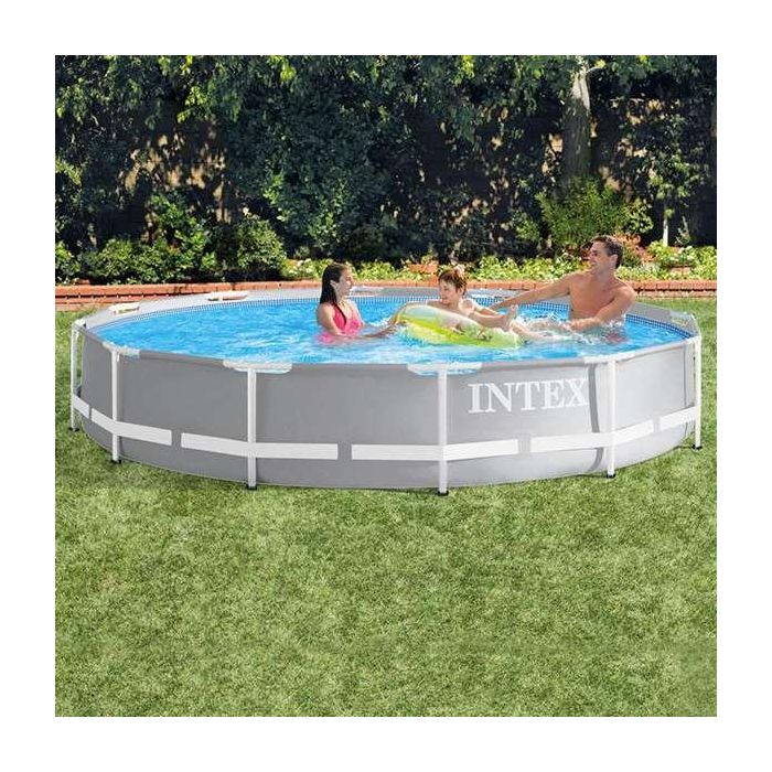 Intex Piscina Redonda Desmontable Prism Frame 366x76 cm Capacidad 6503 Litros +6 Años 4 Intex Piscina Redonda Desmontable Prism Frame 366x76 cm Capacidad 6503 Litros +6 Años 4