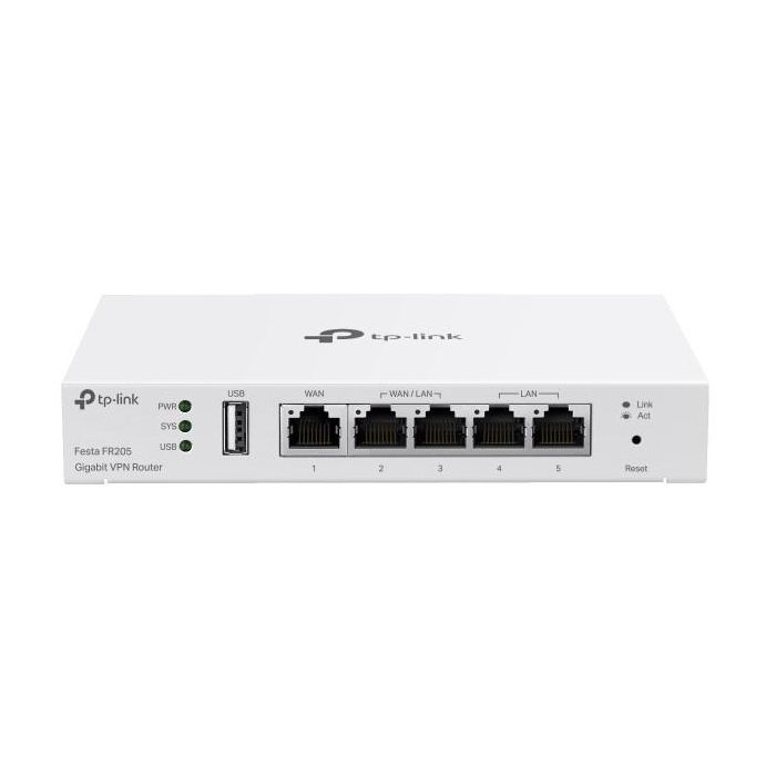 TP-Link Router Festa FR205 Gigabit VPN Blanco 0 TP-Link Router Festa FR205 Gigabit VPN Blanco 0