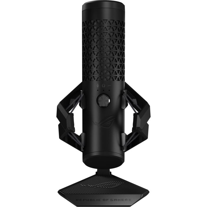 ASUS ROG Carnyx BLK Micrófono de Mesa USB Tipo C Negro con Soporte, Control Giratorio y Reducción de Ruido - 90YH03Z0-BAUA00 4