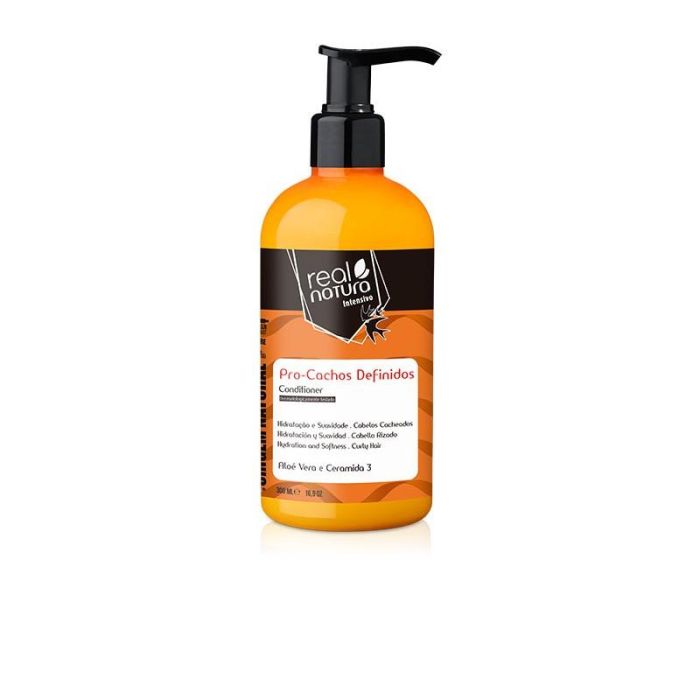 Real Natura Conditioner Pro-Cachos Definidos Acondicionador para Cabello Rizado 300ml Hidratación y Definición