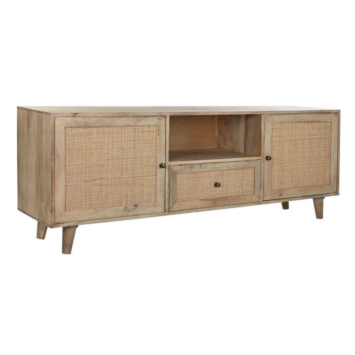 DKD Home Decor Mueble TV Balines Marron Natural 180 x 40 x 64 cm