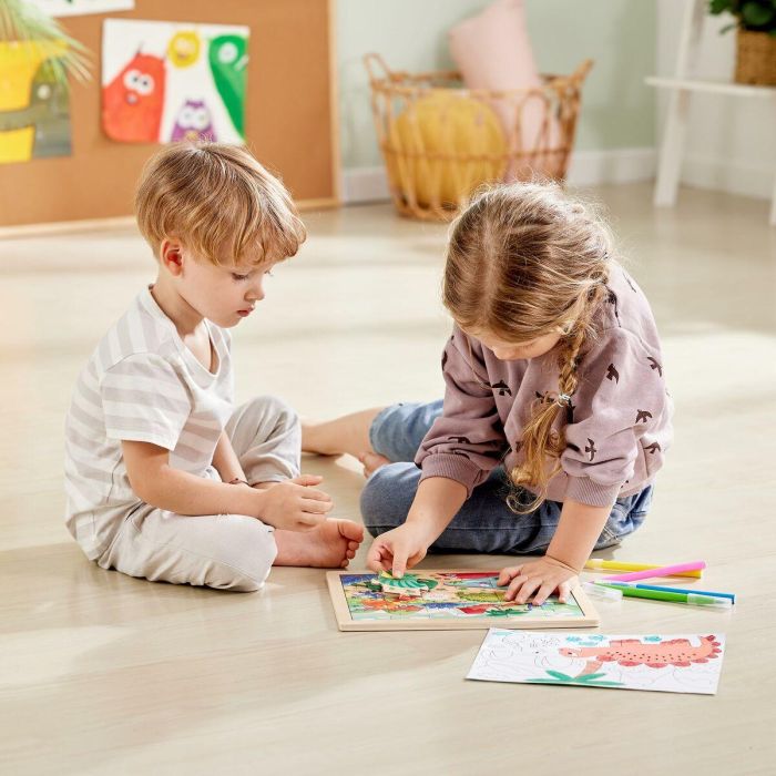 Hape Puzle de Dinosaurios | Juego Educativo para Niños 3+ Años 8 Hape Puzle de Dinosaurios | Juego Educativo para Niños 3+ Años 8