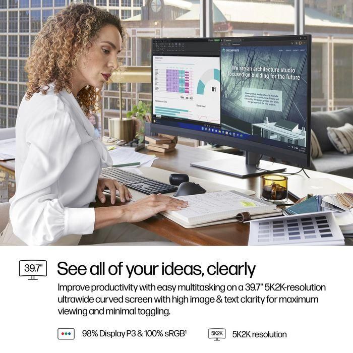 HP Series 7 Pro 39.7 inch 5K2K Conferencing Monitor-740pm 13