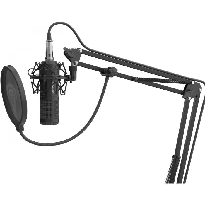 Genesis Radium 300 XLR Micrófono de Estudio Condensador Cardioide con Kit Completo Negro (No requiere Phantom 48V) 11 Genesis Radium 300 XLR Micrófono de Estudio Condensador Cardioide con Kit Completo Negro (No requiere Phantom 48V) 11