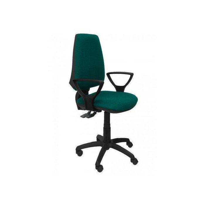 Silla Piqueras Y Crespo Elche S Brazos Fijos Mecanismo Sincro De Doble Maneta Gran Confortabilidad Regulable En Altura Ruedas De Nylon Asiento Y Respaldo Tapizado Bali Verde Turquesa