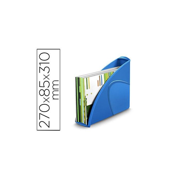 Revistero Cep Plastico Uso Vertical - Horizontal Azul 85x270x310 mm