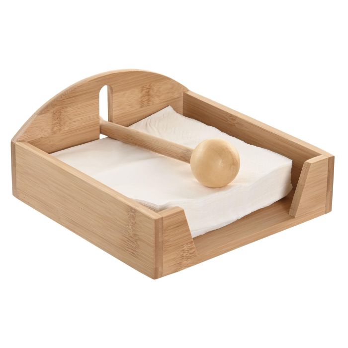 Servilletero Basicos DKD Home Decor Natural 21 x 8.8 x 19 cm 2 Servilletero Basicos DKD Home Decor Natural 21 x 8.8 x 19 cm 2