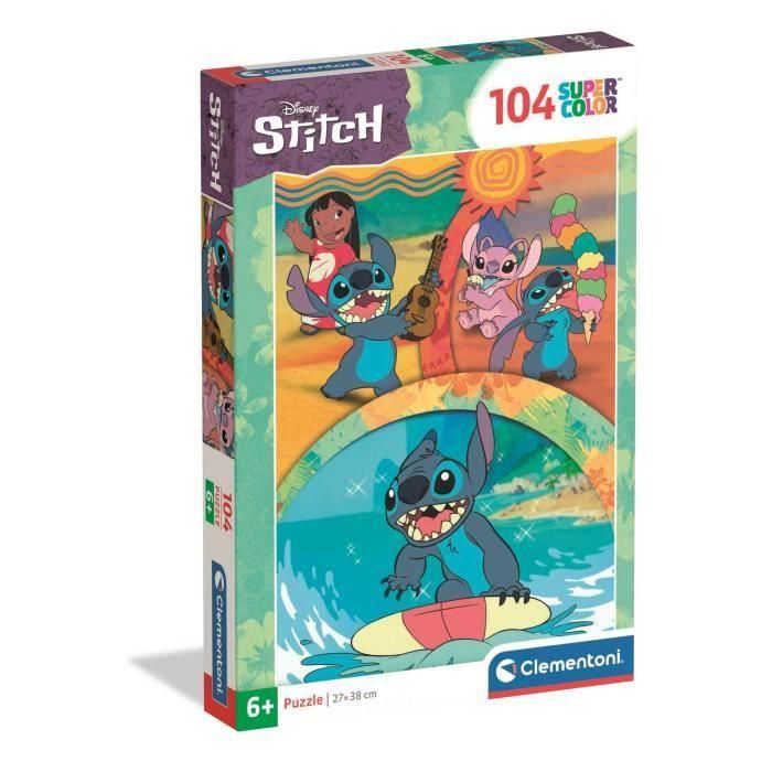 Clementoni CLE8005125250424 Puzzle de 104 Piezas con Personaje Punto Clementoni CLE8005125250424 Puzzle de 104 Piezas con Personaje Punto