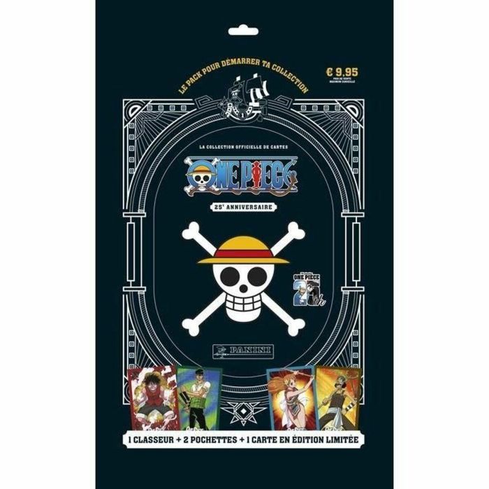 Panini PAN8051708015409 Pack de inicio One Piece Trading Card Game 25 Aniversario - Carpeta 2 bolsillos y Tarjeta Edición Limitada 2 Panini PAN8051708015409 Pack de inicio One Piece Trading Card Game 25 Aniversario - Carpeta 2 bolsillos y Tarjeta Edición Limitada 2
