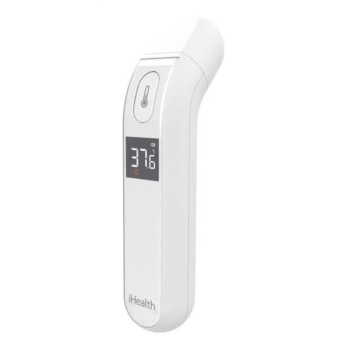 Ihealth Termómetro Digital Clínico Sin Contacto con Piel, Infrarrojos para Temperatura Corporal, Pantalla Iluminada 9 Ihealth Termómetro Digital Clínico Sin Contacto con Piel, Infrarrojos para Temperatura Corporal, Pantalla Iluminada 9