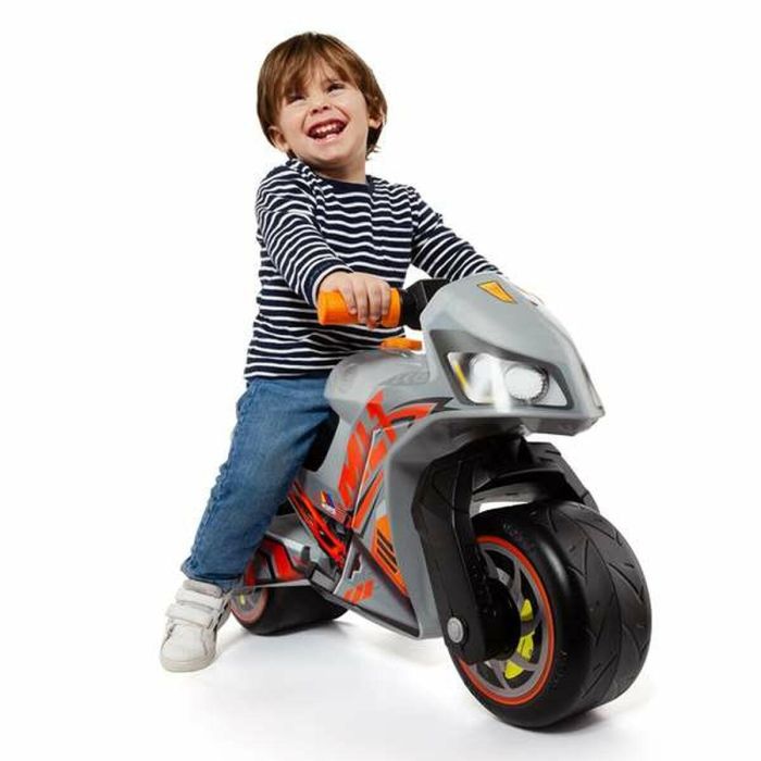 Correpasillos moto premium plata 74x32x47 cm 2