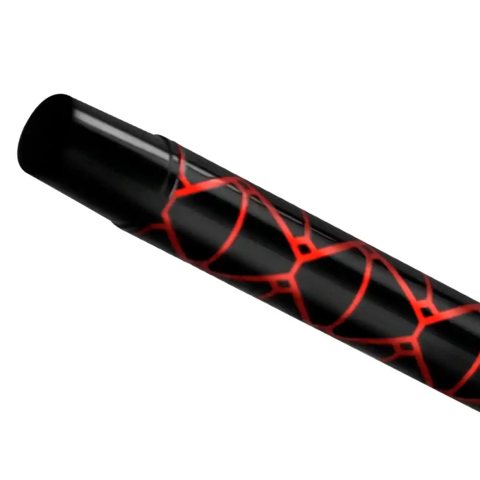 Belius Legacy Boligrafo Aluminio Diseño Triángulo Rojo Cuerpo Negro Tinta Azul Caja Diseño 7