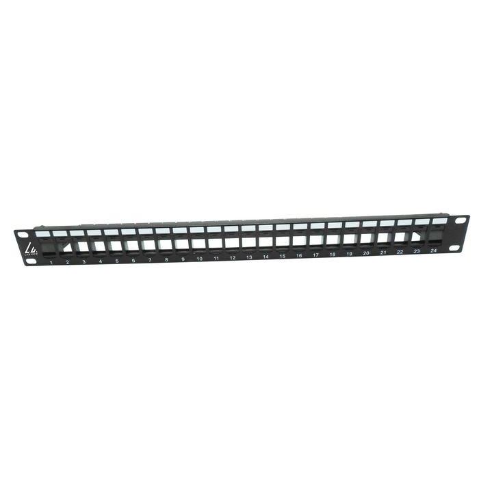 Lanview Patch Panel CAT6 de 24 Puertos Sin Blindaje para Rack 19'' EIA/TIA 1