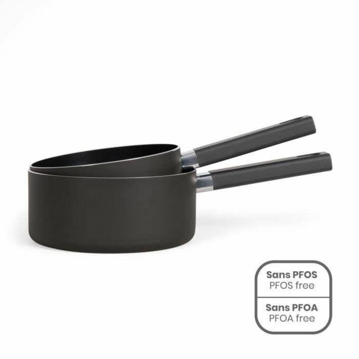 Livoo MEP154N Juego de 2 cacerolas Antiadherente sin PFOA ni PFOS, Mango de silicona, Todo tipo de fuegos (incluida inducción) 5 Livoo MEP154N Juego de 2 cacerolas Antiadherente sin PFOA ni PFOS, Mango de silicona, Todo tipo de fuegos (incluida inducción) 5