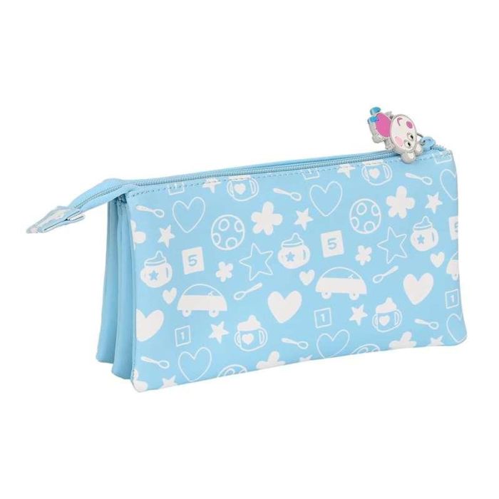 Estuche Escolar Peppa Pig Baby Azul claro (22 x 12 x 3 cm) 1 Estuche Escolar Peppa Pig Baby Azul claro (22 x 12 x 3 cm) 1