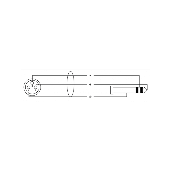 Cable De Audio Jack Estérep/ Xlr Hembra 10 M 1 Cable De Audio Jack Estérep/ Xlr Hembra 10 M 1