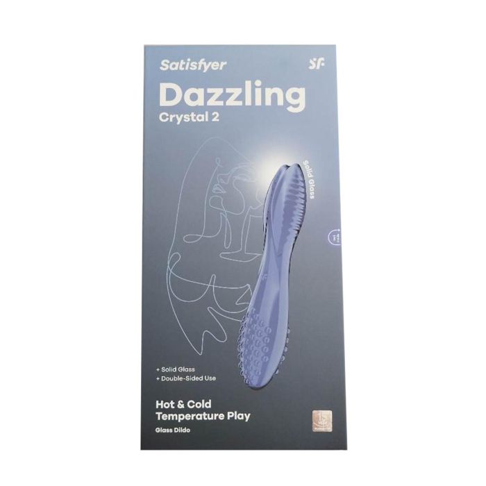 Satisfyer Dazzling crystal 2 Dildo Azul para Mujer Satisfyer Dazzling crystal 2 Dildo Azul para Mujer