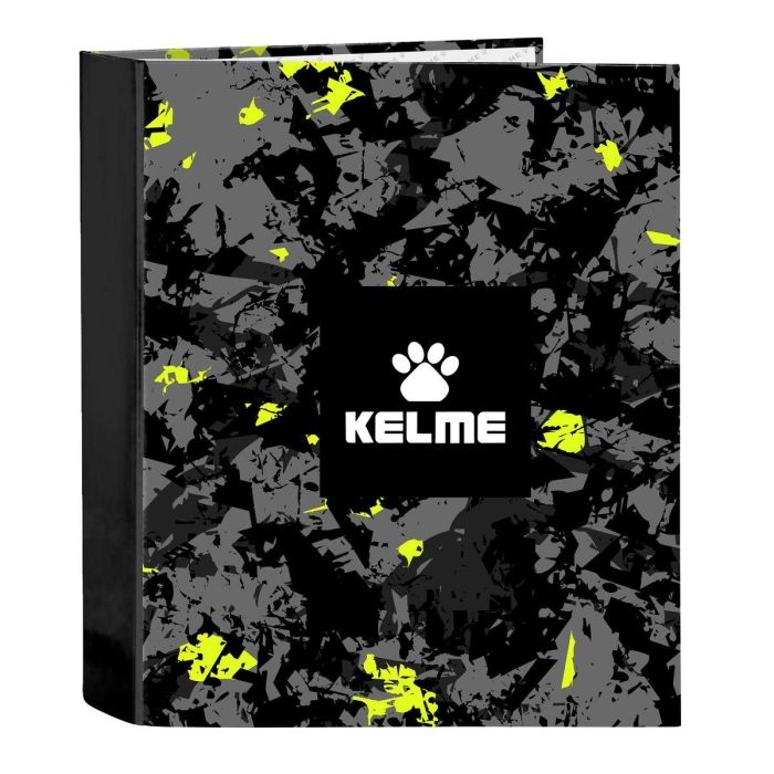 Carpeta de anillas Kelme Jungle Negro Gris Lima A4 (27 x 33 x 6 cm) 0 Carpeta de anillas Kelme Jungle Negro Gris Lima A4 (27 x 33 x 6 cm) 0