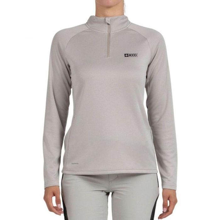 Camiseta de Manga Larga de Mujer +8000 Lua Gris claro L 0 Camiseta de Manga Larga de Mujer +8000 Lua Gris claro L 0