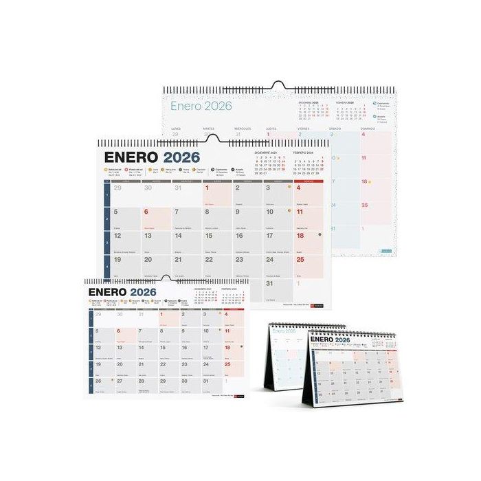 Calendario (2026) Miquelrius Lovely&Completo Surtido Lote De 24