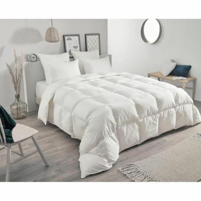 TOISON D'OR - Cálido edredón Daisy (300g/m²) - 220x240cm - Plumas y plumón - 2 personas - Blanco 1