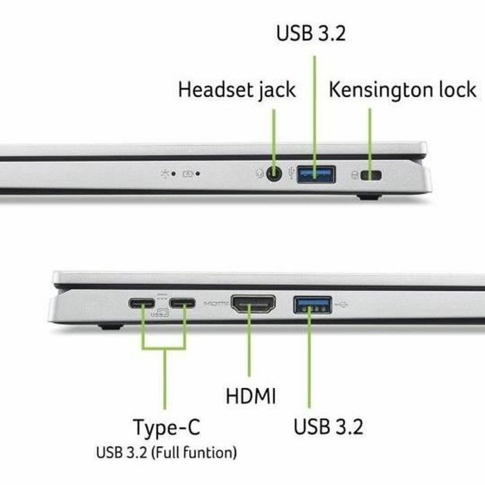 Acer NXJ46EF008 Portátil Aspire AG15-32P-33L3 Intel Core 3 N355 8GB RAM 512GB SSD 15.6" FHD Windows 11 AZERTY 1 Acer NXJ46EF008 Portátil Aspire AG15-32P-33L3 Intel Core 3 N355 8GB RAM 512GB SSD 15.6" FHD Windows 11 AZERTY 1