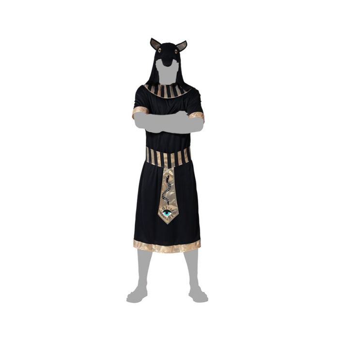 Disfraz Egipcio Negro Hombre Adulto M-L 4 Disfraz Egipcio Negro Hombre Adulto M-L 4