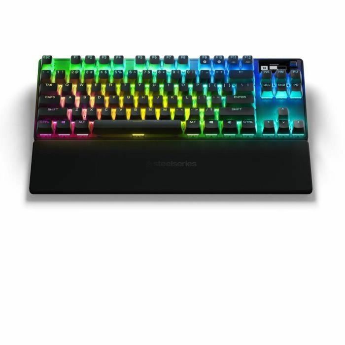 Teclado mecánico gaming - STEELSERIES - APEX PRO TKL WIRELESS (2023) - Sin teclado numérico - Alámbrico - Con interruptores ajustables - Negro