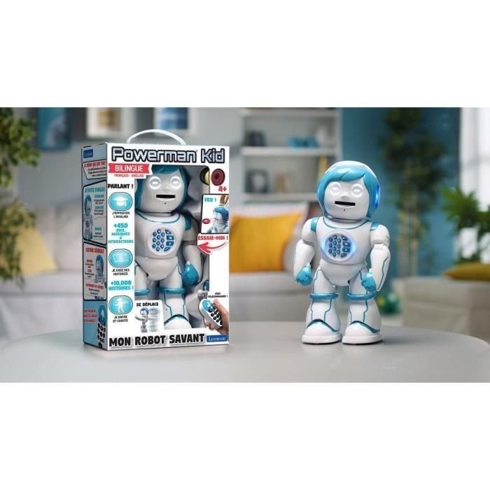 Lexibook Powerman Kid Robot Educativo Bilingüe Francés Inglés con Control Remoto y 6 Actividades Didácticas 4 Lexibook Powerman Kid Robot Educativo Bilingüe Francés Inglés con Control Remoto y 6 Actividades Didácticas 4