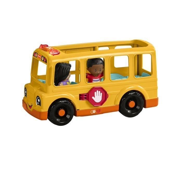 Fisher-Price Little People-El autobús escolar-Vehículo de empuje musical HYT03 1