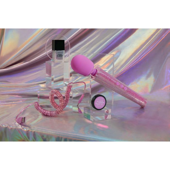 Vibrador Le Wand All That Glimmers Set Rosa 17