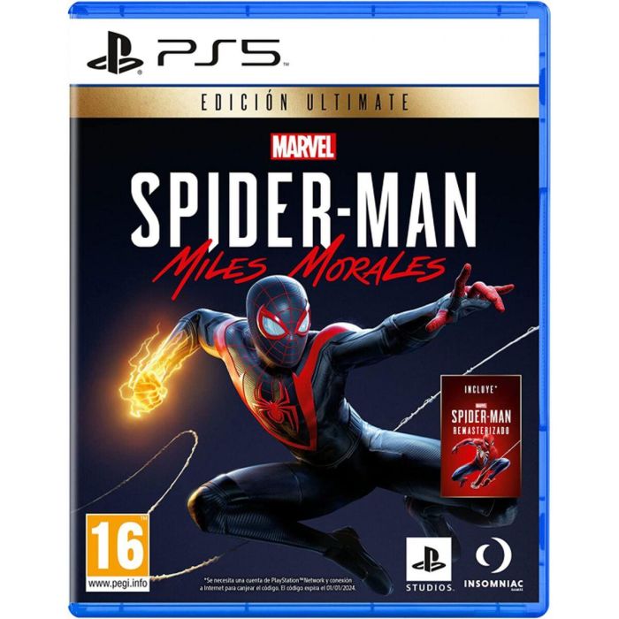 Videojuego PlayStation 5 Sony MARVEL SPIDERMAN MILES MORALES ULT ED Videojuego PlayStation 5 Sony MARVEL SPIDERMAN MILES MORALES ULT ED