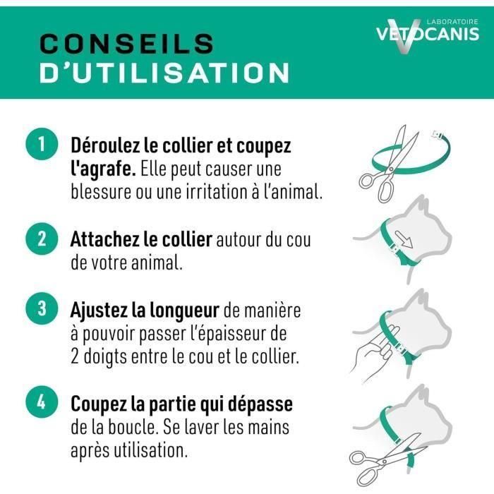 VETOCANIS Collar antiparasitario reflectante para gatos - 3 meses de protección 3 VETOCANIS Collar antiparasitario reflectante para gatos - 3 meses de protección 3