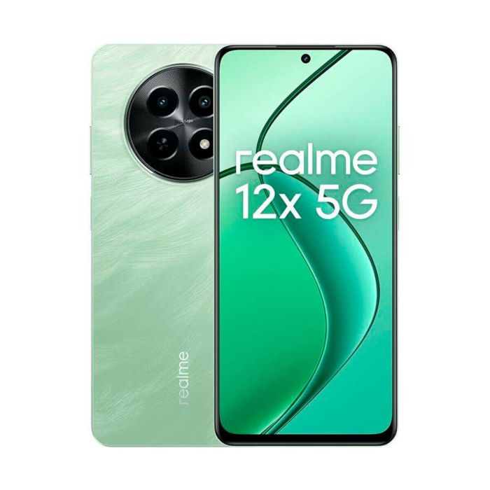 Realme 12X 5G Smartphone 6GB RAM 128GB Almacenamiento 6.6" 120Hz 50MP Dimensity 6100+ 5000mAh Verde Pluma 20 Realme 12X 5G Smartphone 6GB RAM 128GB Almacenamiento 6.6" 120Hz 50MP Dimensity 6100+ 5000mAh Verde Pluma 20