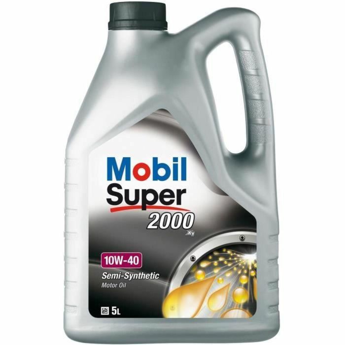 Mobil Super 2000 Aceite de Motor Semisintético 10W40 para Turismos de Gasolina 5L Mobil Super 2000 Aceite de Motor Semisintético 10W40 para Turismos de Gasolina 5L