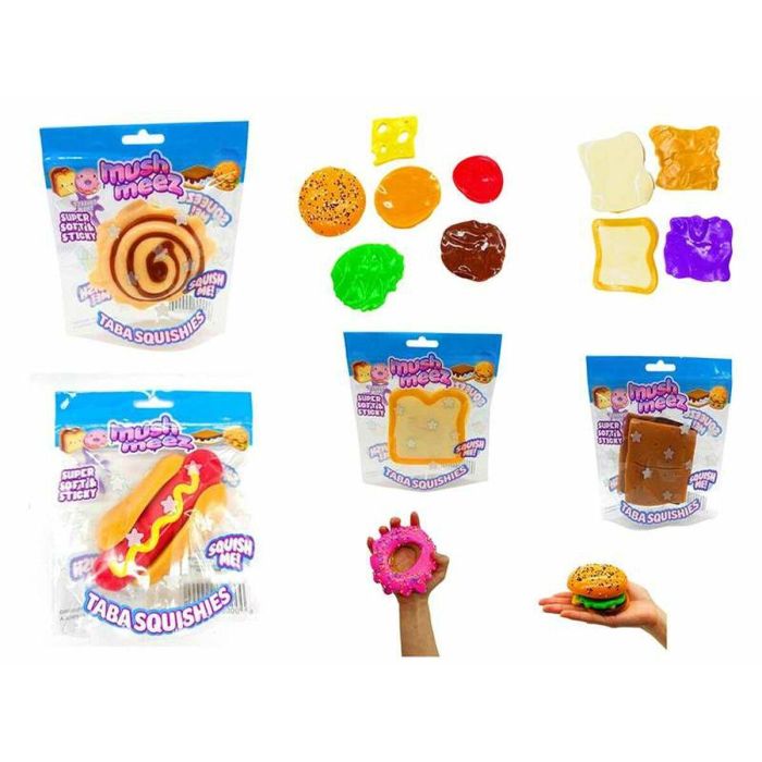 Famosa Mushmeez Squeeze me! Juguete Anti Estrés, Snack Blandito y Suave con Textura Pegajosa que No Mancha, para +6 Años