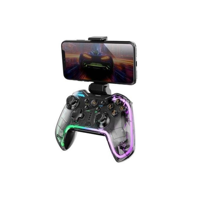 Mars Gaming MGP-BT2 - Mando Gamepad Bluetooth 5.0 Multiplataforma con Iluminación RGB Neón, Vibración Dual y Gatillos Analógicos