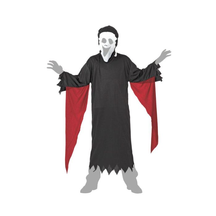 Disfraz Asesino Niño Infantil Mangas Rojas Halloween 3-4 Años 2