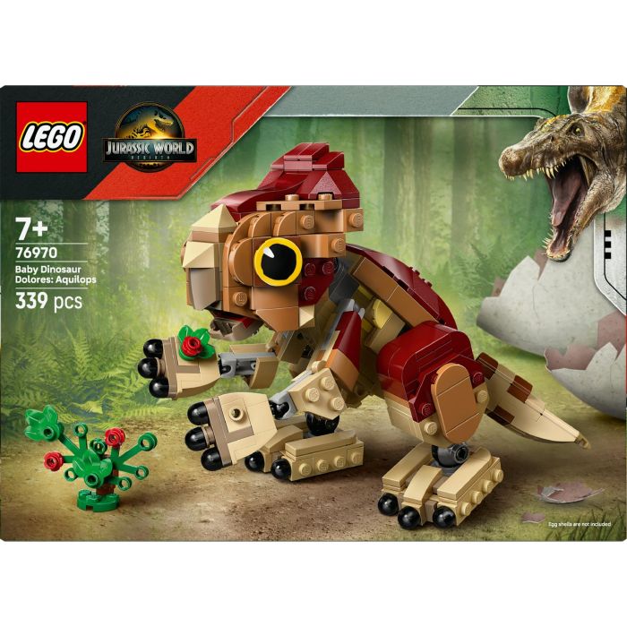 LEGO 76970 Jurassic World Set Dolores Bebé: Aquilops Figura Construible de Dinosaurio Móvil, Articulado, para Jugar y Exponer, +7 Años 16 LEGO 76970 Jurassic World Set Dolores Bebé: Aquilops Figura Construible de Dinosaurio Móvil, Articulado, para Jugar y Exponer, +7 Años 16
