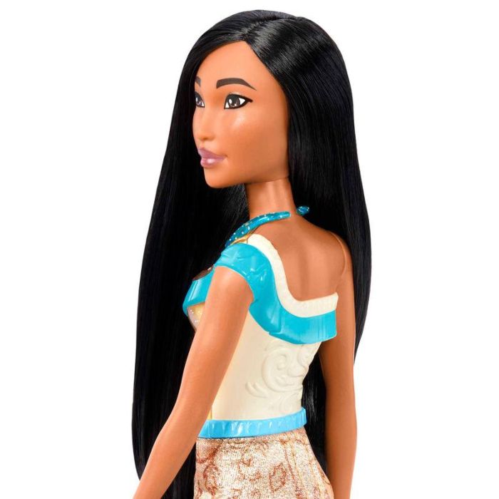 Mattel Hlw07 Muñeca Articulada Princesa Pocahontas Disney Princess, con conjunto de ropa brillante, collar y zapatos +3 años 5 Mattel Hlw07 Muñeca Articulada Princesa Pocahontas Disney Princess, con conjunto de ropa brillante, collar y zapatos +3 años 5